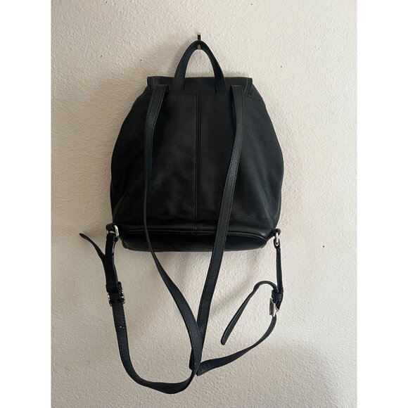 Vintage COACH  Backpack Daypack Black Leather Drawstring MiniPurse 9960 Y2K - Picture 2 of 14
